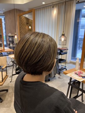 ヘアーエスクールステラ(hair S.COEUR stella) オリーブブラウン