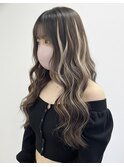 エクステ×コントラストハイライト