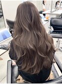 ハイライトバレイヤージュダブルカラーケアブリーチ20代30代