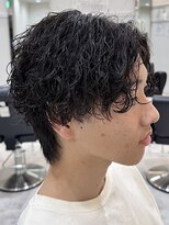 ダズルヘアーブラスト(DAZZLE hair BLAST)&nbsp;サーフカールメンズサロンニュアンスパーマフェザーパーマ眉毛