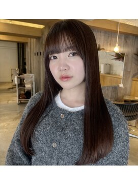 ドルセ(Dulce) 艶っとチョコレートブラウン/艶髪/ロング