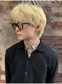 men's/海外ラフメンズハイトーンメンズスタイルショート