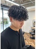 マッシュ×シャドウパーマ
