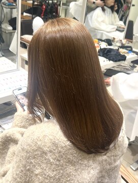 フォルテ 横浜店(FORTE) ベージュ/ミルクティー/ブリーチなしダブルカラー