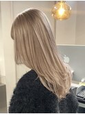 H112韓国ヘアハイトーンカラーケアブリーチミルクティーベージュ