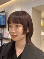 ピークアブー 表参道(PEEK-A-BOO) 顔周りレイヤー 暖色カラー