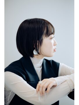 ヘアーガーデンミルクティー 新潟大学前店(Hair garden Milk tea) 大人可愛いショートボブ