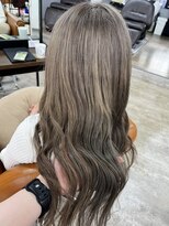 リシャルム 新保店(Re charme)&nbsp;【透け感たっぷり】ミルクティーベージュロング