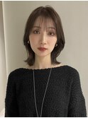 札幌大通レイヤーカットハッシュカット髪質改善韓国ボブ顔周り