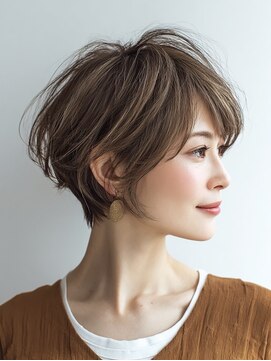 ハーツ(Heart's) 白髪ぼかし似合わせ大人ショート30代40代50代60代◎