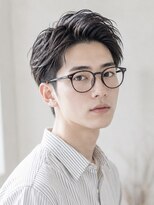 ノエルヘアー(Noel hair)&nbsp;韓国マッシュセンターパートダウンパーマニュアンスパーマウルフ