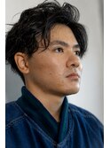ツーブロック ニュアンスパーマ