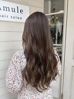 アミュレ ヘア サロン(Amule hair salon) 透明感◎ブリーチ1回アッシュブラウン2026夏ブリーチカラー