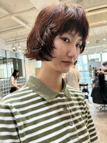 フィルムス 柏(FILMS)&nbsp;レイヤーカット/ミディアムボブ/ハッシュカット/前髪/柏
