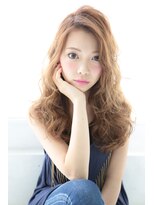 フェリシータ 緑地公園店(felicita) かけ上げバング×エアリーカール♪モテ愛されロング