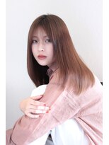 ヘアメイク シュシュ(Hair make chou chou) 大人可愛いマロンベージュAラインボブかきあげ奈良大和八木