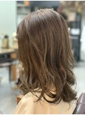 ☆イメチェン☆スモーキーベージュ☆小顔くびれミディベージュ