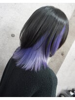 ヘアテリア リュウ 大塚(hair teria ryu) ミディアムウルフ×インナーラベンダー