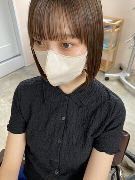 キュオンシア(CUEON. ciea) 切りっぱなし×ハイライト