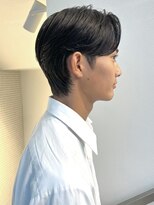 ゼストプール(ZEST POOL) センターパート ガイルヘア カルマパーマ 韓国ヘア