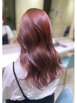 アソビ 表参道(ASOBI) ダブルカラー　ピンクブラウン