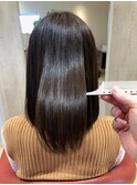 カット+縮毛矯正+髪質改善TR