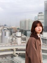 アフェクト 上大岡(affect)&nbsp;黒髪/グレーベージュ/レイヤーロング/前髪パーマ/上大岡