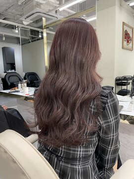 シェノン サントル(CHAINON CENTRE) レッドブラウン/似合わせカット/フルバング/ハッシュカット