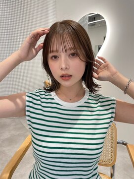 アンバー 池袋(amber) 切りっぱなしボブ/髪質改善/インナーカラー[池袋駅]