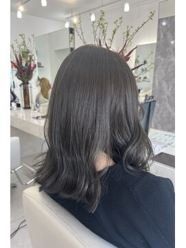 アオ 甲府本店(AO) AO hair 抜け感ボブ×アッシュブラウン