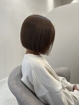 ミントリーフ 大福店(Mint leaf)&nbsp;ちょっぴりモードな前下がりボブ