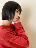 プツッと艶感ボブ/ニュアンスカラー