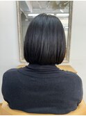 切りっぱなしボブ