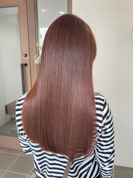 ラボ(LABO.) ブリーチなしピンクカラー