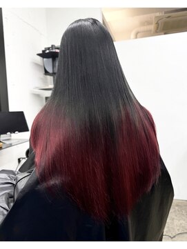 ディーカヘアーセンダイ(Di KA HAIR sendai) DEEP RED/グラデーション/デザインカラー/ハイトーン/ブリーチ