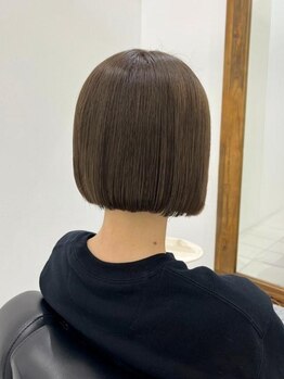 ブリオヘア(brio hair)の写真/平日19時まで◎シルエットにこだわったショートやボブが口コミ高評価！お子様連れOK♪呉の人気美容室
