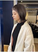 前髪短めボブスタイル