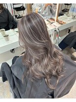 ブレンド 渋谷(BLend)&nbsp;ハイライトブルージュマチルダボブインナーグレージュ