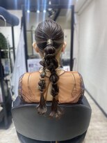 リリー(Lily)&nbsp;タイトめツイン編み下ろし