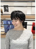 ショートウルフ×ゆるっとパーマスタイル