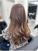 ブリーチなしダブルカラー☆ヘーゼルベージュ☆20代30代40代