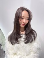 ベール(Vale)&nbsp;韓国レイヤー/髪質改善/美髪/上品レイヤー/グレージュ