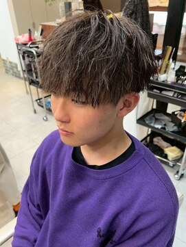 ヘアーアンドエステ ハラダ 滝ノ水店(Hair&Esthe Harada) メンズパーマ/ツイスト/スパイラル/ダークブラウン