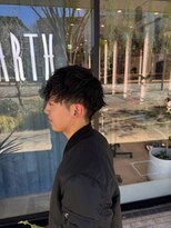 アース 長崎時津店(HAIR&MAKE EARTH)&nbsp;ツーブロック×ナチュラルパーマ
