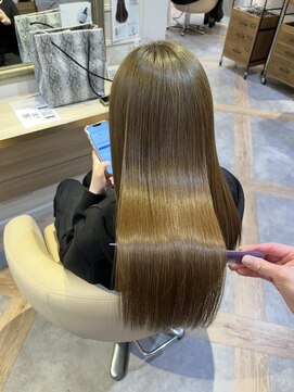 アンド ラ ブランシュ(&.La Blanche) チェリーブラウン/ホワイトグレージュ/美髪/髪質改善