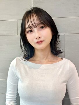 くびれボブ　レイヤーボブ　外ハネボブ　大人ボブ　20代30代40代