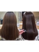 縮毛矯正beforeafter