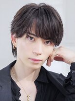 オーシャントーキョー 原宿(OCEAN TOKYO)&nbsp;フェザーシースルーラウンドマッシュ/黒髪/ツーブロ