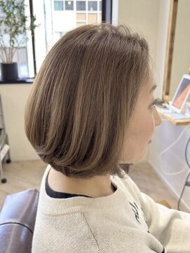 ハーツ(Heart's) 白髪ぼかし×ベージュ 30代40代50代60代