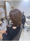 白髪ぼかしハイライトカラー30代40代50代ブルーグレージュ